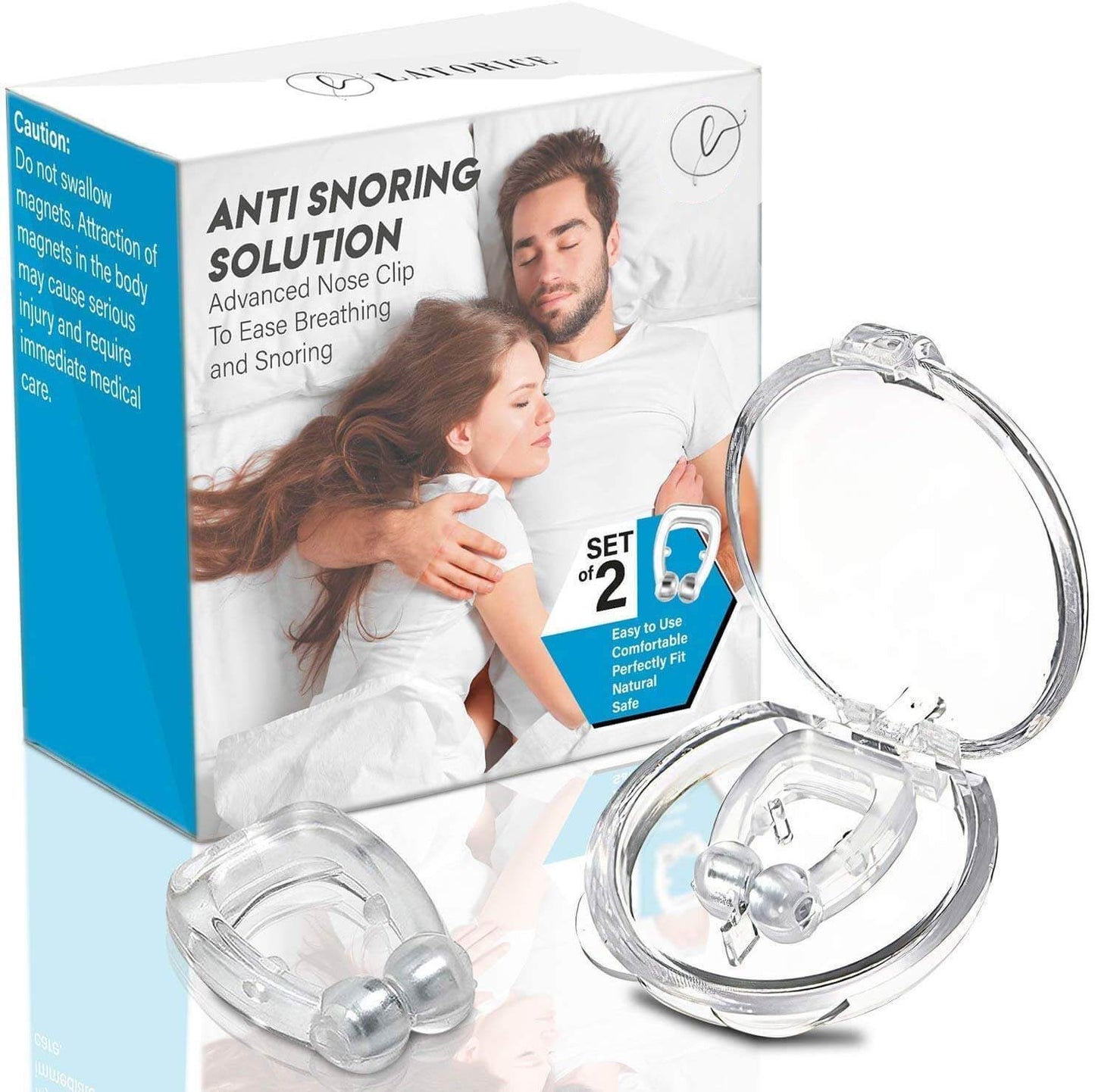 ANTI-SNORE RESPIRATOR NOSE CLIP - FlipinFit